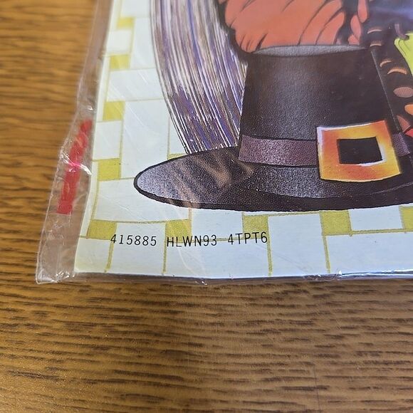 10" Honeycomb Pumpkin Decoration Fall Thanksgiving Orange Tissue Paper - Picture 3 of 4